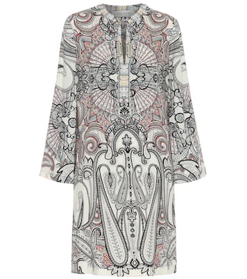 Printed wool and silk minidress | Etro