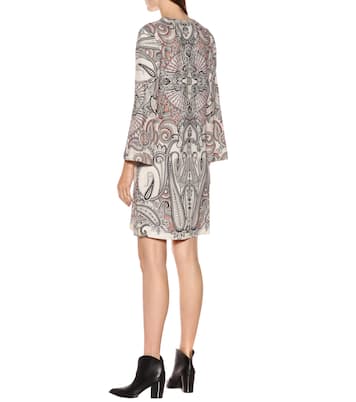 Printed wool and silk minidress | Etro