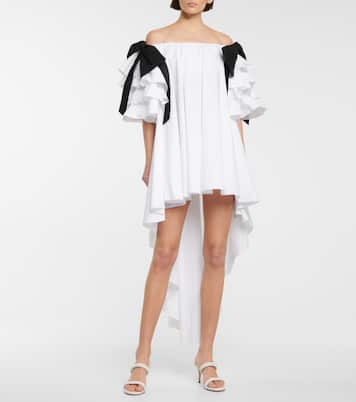 Fiona cotton-blend poplin minidress | Caroline Constas