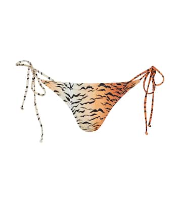 Slip bikini Miami a stampa tigrata | Reina Olga