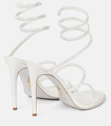 Verzierte Sandalen Cleo aus Leder | Rene Caovilla