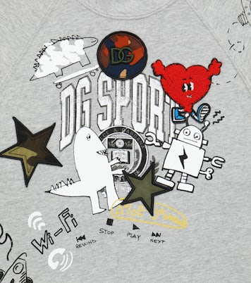 Sudadera de algodón estampada | Dolce&Gabbana Kids