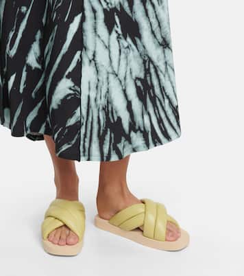 Mules en cuir matelassé | Proenza Schouler