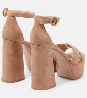 Sheridan suede platform sandals | Gianvito Rossi