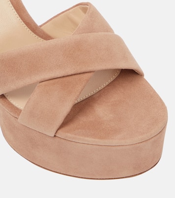 Sheridan suede platform sandals | Gianvito Rossi