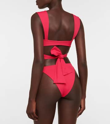 Slip bikini a vita alta con applicazioni | Magda Butrym