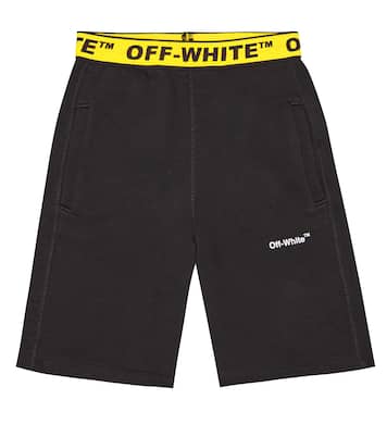 Shorts en jersey de algodón con logo | Off-White Kids