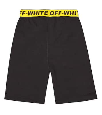 Shorts en jersey de algodón con logo | Off-White Kids
