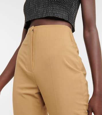 Florine slim wool-blend pants | Nanushka