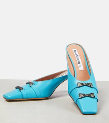 Verzierte Mules aus Leder | Acne Studios