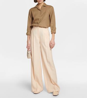 Pantaloni Nyack in lino e lana | Loro Piana
