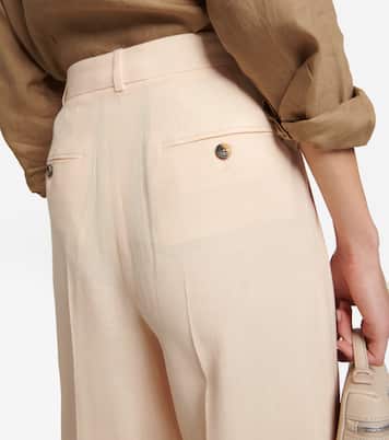 Pantaloni Nyack in lino e lana | Loro Piana
