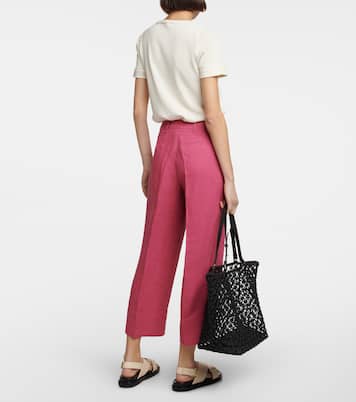 Rebecca linen cropped linen pants | 'S Max Mara