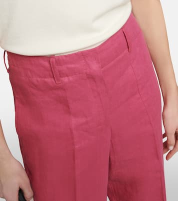 Rebecca linen cropped linen pants | 'S Max Mara