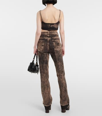 Jeans regular a vita bassa | Miu Miu
