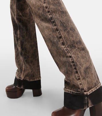 Jeans regular a vita bassa | Miu Miu