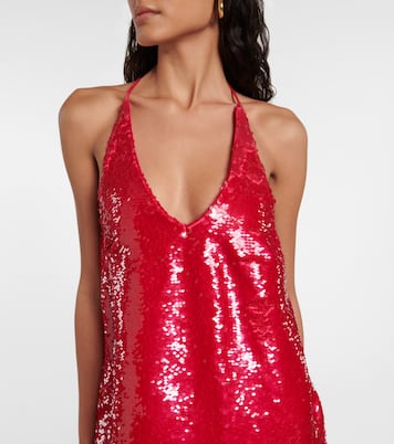 Sequined midi dress | Ganni