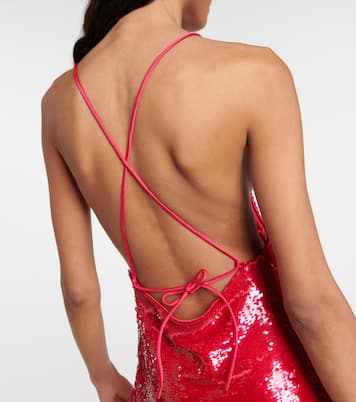 Sequined midi dress | Ganni