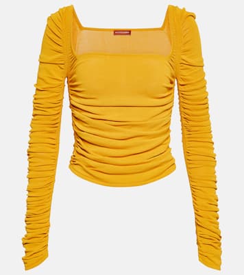 Top Asgard de jersey fruncido | Altuzarra