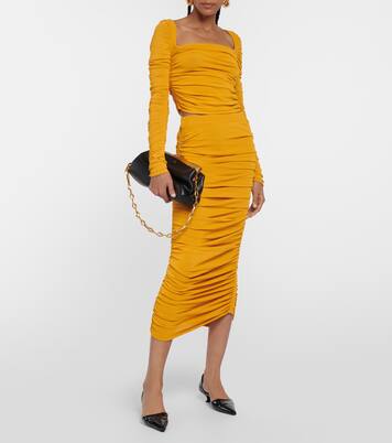 Top Asgard de jersey fruncido | Altuzarra