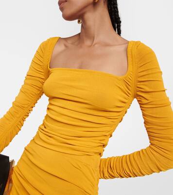 Top Asgard de jersey fruncido | Altuzarra