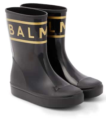 Stivali da pioggia con logo | Balmain Kids