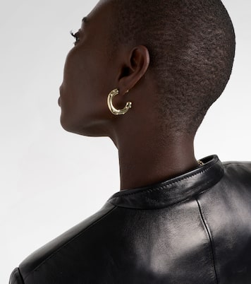 Orecchini Peggy in oro 14kt con diamanti | Lauren Rubinski