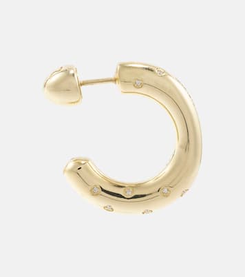 Boucles d'oreilles Peggy en or 14 ct et diamants | Lauren Rubinski