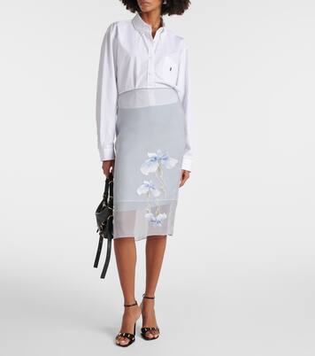 Chemise raccourcie en coton | Givenchy
