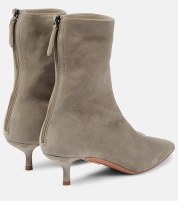 Montmartre 50 suede ankle boots | Aquazzura