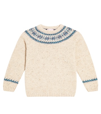 Pull intarsia en laine mélangée | La Coqueta