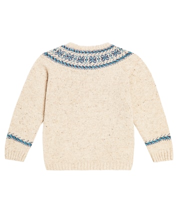 Pull intarsia en laine mélangée | La Coqueta