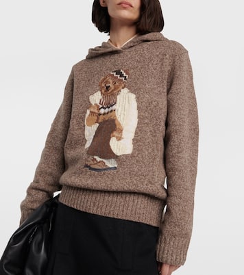 Polo Bear wool and cashmere hoodie | Polo Ralph Lauren