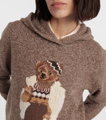Polo Bear wool and cashmere hoodie | Polo Ralph Lauren