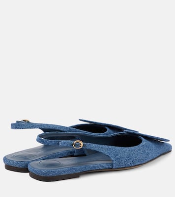 Ballerine slingbacks Duelo Plates in denim | Jacquemus