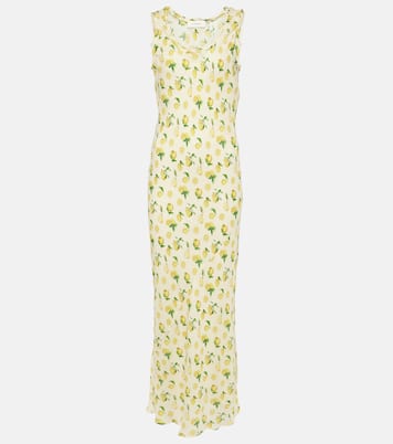Robe longue Tonale imprimée en soie | Sportmax