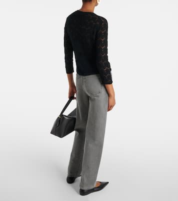 Cotton lace top | Vince