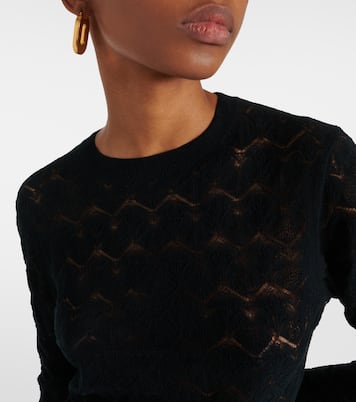 Cotton lace top | Vince