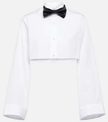 Camicia cropped in cotone | Noir Kei Ninomiya