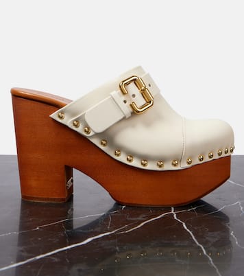 Clogs Jeannette aus Leder | Chloé