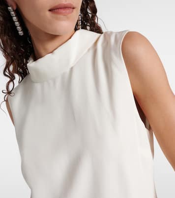Robe de mariée Candice en soie à plumes | Rixo