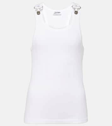 Tank top in jersey di cotone a coste | Jean Paul Gaultier