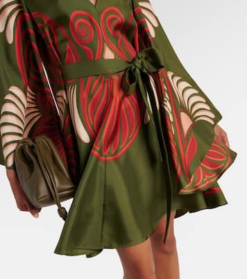 Abito corto Magnifico in twill di seta | La DoubleJ