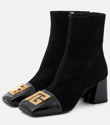 Botines Edna de ante y charol | Balmain