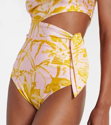 Costume intero Golden Scarf con stampa | Zimmermann