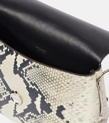 Borsa a spalla Bobbi in pelle stampata | Khaite