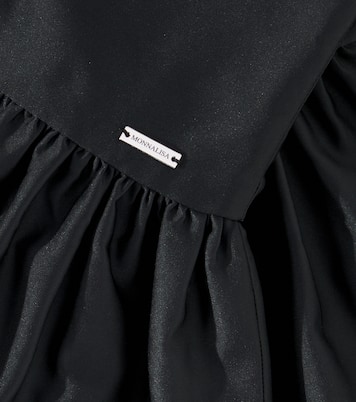 Abito in duchesse con balze | Monnalisa