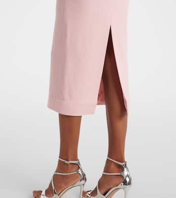 Abito midi in crêpe di lana | Roland Mouret