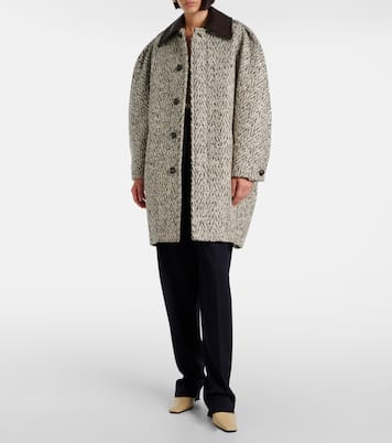 Cappotto in bouclé di misto lana | Bottega Veneta