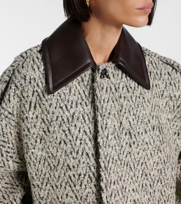 Cappotto in bouclé di misto lana | Bottega Veneta